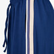 Dames wide leg broek met bies blauw
