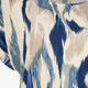 Dames T-shirt met grafische print blauw beige