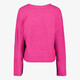 Dames trui met strikkoordjes roze