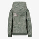 Jongens hoodie met bladeren print groen
