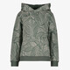 Jongens hoodie met bladeren print groen