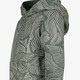 Jongens hoodie met bladeren print groen