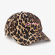 Dames pet met luipaardprint