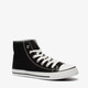 Hoge canvas dames sneakers zwart