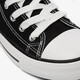 Hoge canvas dames sneakers zwart