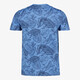 Heren T-shirt met bladerenprint groen