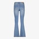 Dames flared jeans lichtblauw