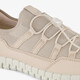 ECCO Gruuv Lite W Limestone leren dames sneakers beige