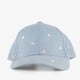 Meisjes pet denim blauw met hartjes