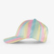 Meisjes pet met regenboogkleuren