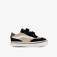 Meisjes sneakers met panterprint zwart wit