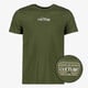 Unsigned heren T-shirt met backprint groen
