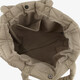 Gewatteerde dames shopper beige