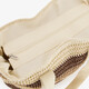 Standstas dames gestreept beige bruin