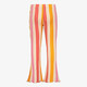 Flared meisjes broek gestreept