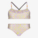 Meisjes bikini met bloemenprint lila