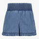 Meisjes denim short blauw