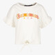 Meisjes T-shirt met knoop wit