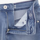 Meisjes denim short lichtblauw