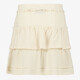 Twoday meisjes rok met ruches beige