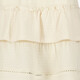 Twoday meisjes rok met ruches beige