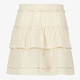 Twoday meisjes rok met ruches beige
