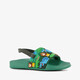 Groene jongens badslippers met jungle dieren