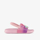 Roze meisjes badslippers met axolotl