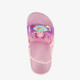 Roze meisjes badslippers met axolotl