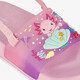 Roze meisjes badslippers met axolotl
