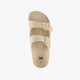 Dames badslippers met gesp beige