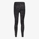 Dames sportlegging met luipaardprint zwart grijs