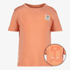 Jongens T-shirt met backprint oranje