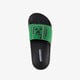 Kinder badslippers zwart groen