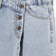 Denim meisjes skort lichtblauw
