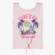 Name It cropped meisjes top met opdruk roze