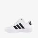Grand Court 3.0 kinder sneakers wit zwart