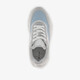 Suède dames sneakers blauw