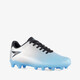 FG kinder voetbalschoenen zilver blauw