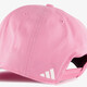 Lineaire Baseball Cap dames pet roze