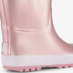 Kinder regenlaarzen metallic roze