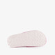 Roze meisjes badslippers met witte strepen