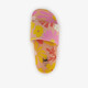 Multicolor meisjes badslippers met bloemenprint