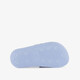 Kinder badslippers met print en smiley blauw