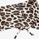 Dames hipster bikinibroekje met panterprint