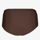 Dames high waist hipster bikinibroekje bruin