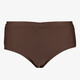 Dames high waist hipster bikinibroekje bruin