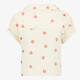 Meisjes blouse met knoop en bloemenprint