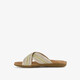 Dames slippers met strass steentjes goud