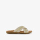 Dames slippers met strass steentjes goud